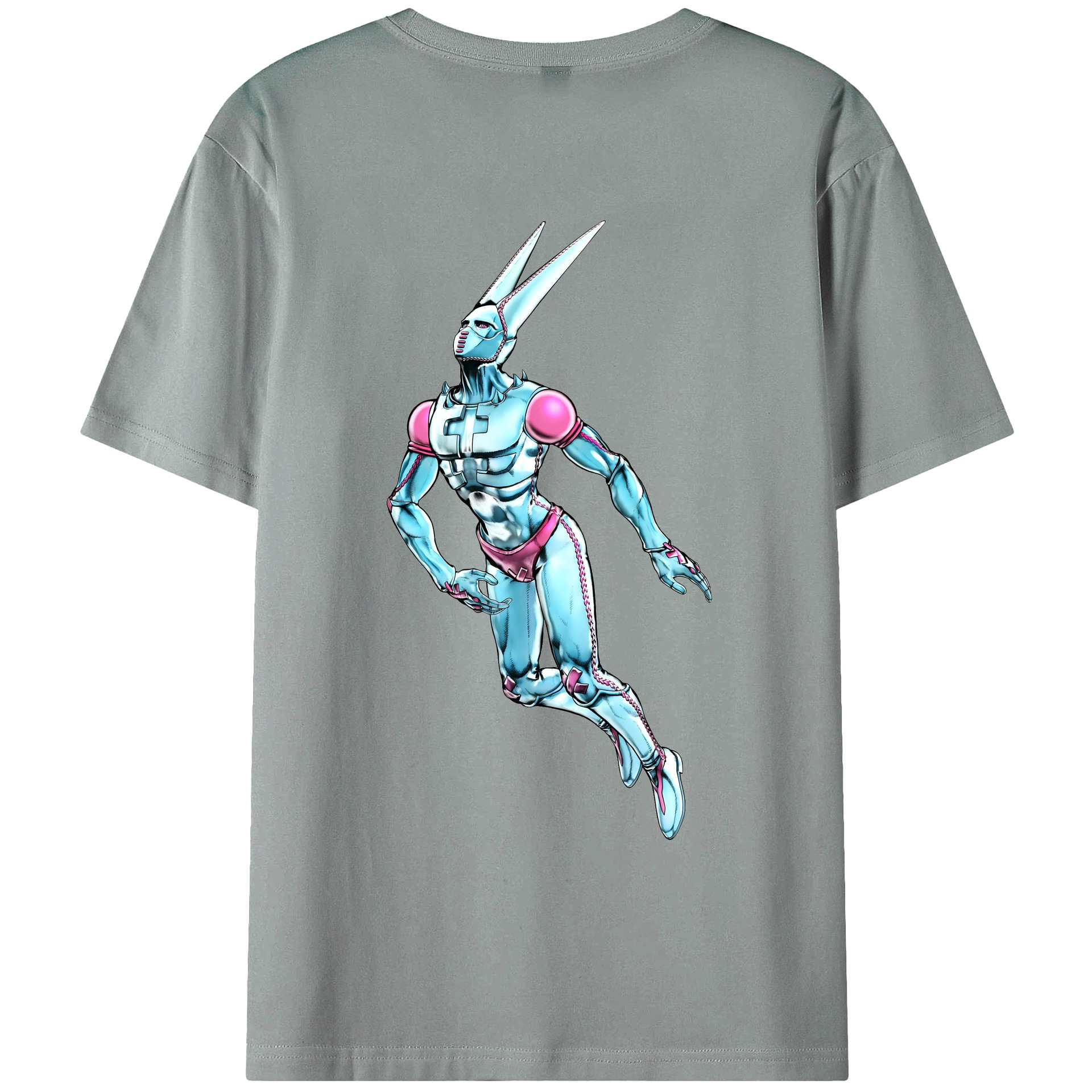 （画像用） ジョジョの奇妙な冒険 JoJo's Bizarre Adventure 綿100％ メンズ半袖Tシャツ（バックプリント） 通気性